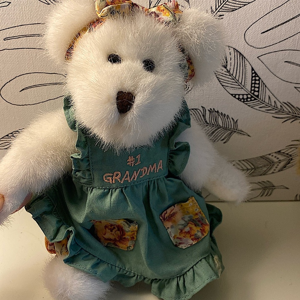 HOLIDAY SALE!! Boyds Bears "#1 Grandma" GRAMMY BEARILUV NEW/tag 8" Bear Plush